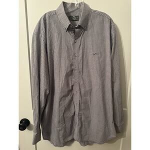 Southern Point Co Red/Blue/White Plaid Sz XL Button Up Classic Office Preppy